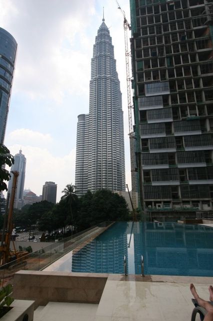 Pool and the Petronas Twin Towers