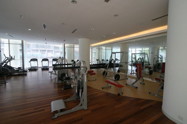 Gym with treadmills and cross trainers