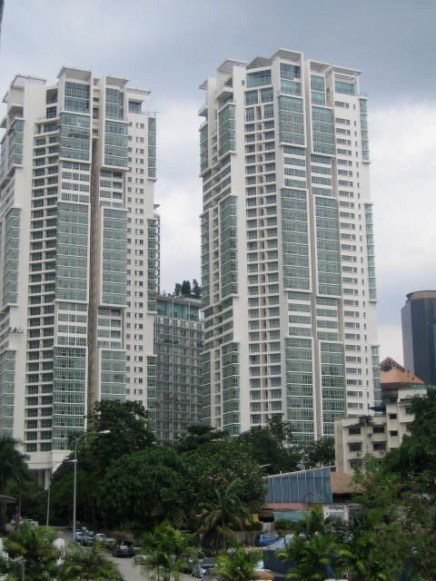 The Marc towers seen from the street